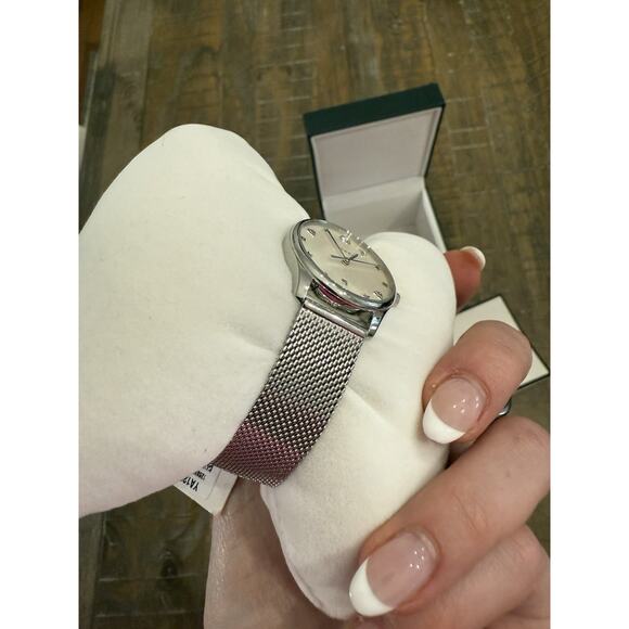 Gucci Women's G-Timeless White MOP Dial Watch - YA1264040 - Picture 10 of 11